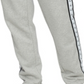 Calvin Klein Men's Logo Stripe Fleece Sweatpants Gray Size 24
