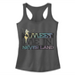 Licensed Character Juniors Tinkerbell Meet Me in Neverland Racerback Tank Gray Size Small