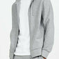 Theory Men's Mattis Slim Fit Zip Hoodie Grey Size Large