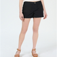 Maison Jules Women's Flat Front Chino Shorts Black Size 16