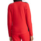 Ralph Lauren Women's Color Block Ziup Jacket Red Size Medium