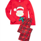 Max & Olivia Big Girl's 2 Pc Believe Santa Pajama Set Red Size M