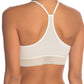 Free People Women's Intimates Ruched Eyelet Everyday Sports Bra Brown Size X-Small