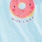 First Impressions Baby Girl's Donut Graphic Top Blue Size -2T