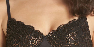 Free People Women's Intimately Evelina Bralette Black Size Large