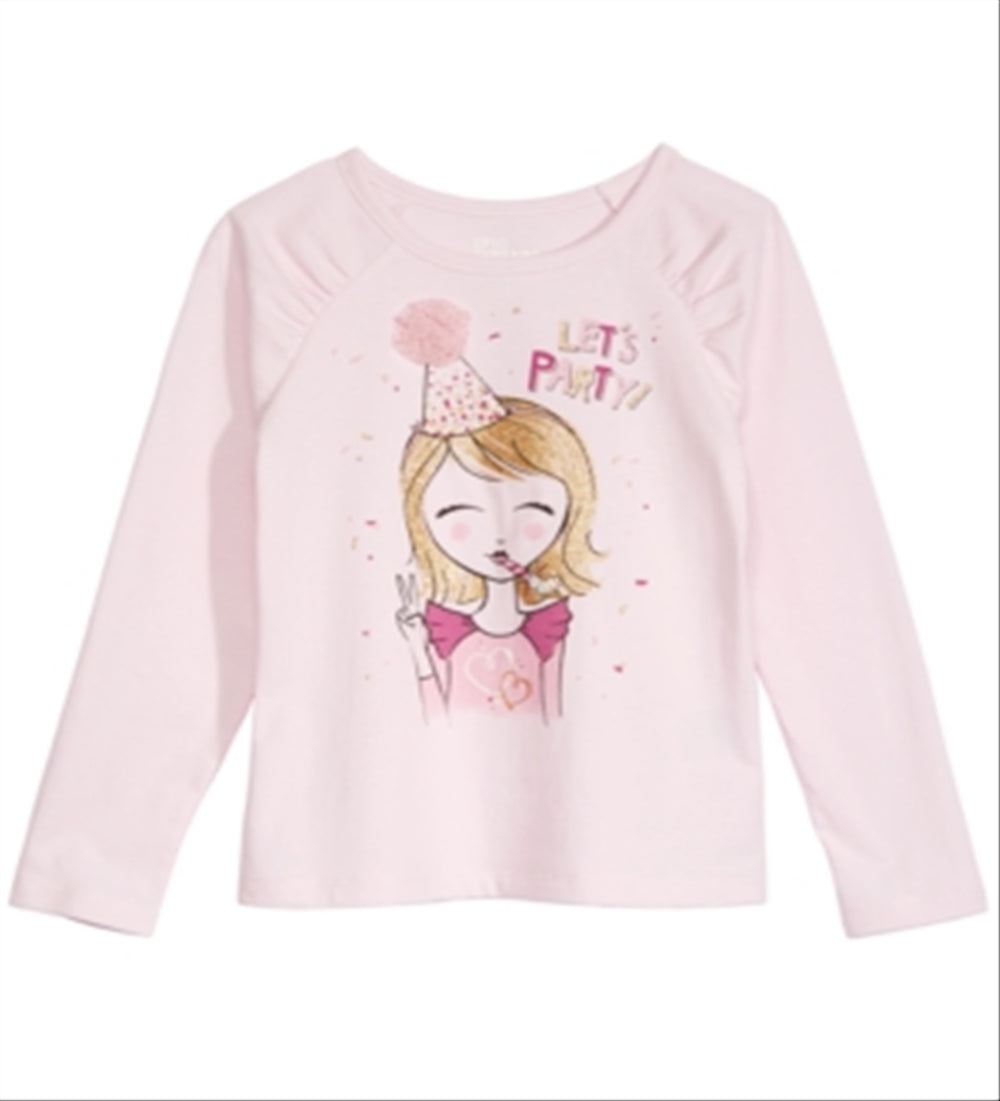 Epic Threads Little Girl's Let's Party T-Shirt Pink Size 6