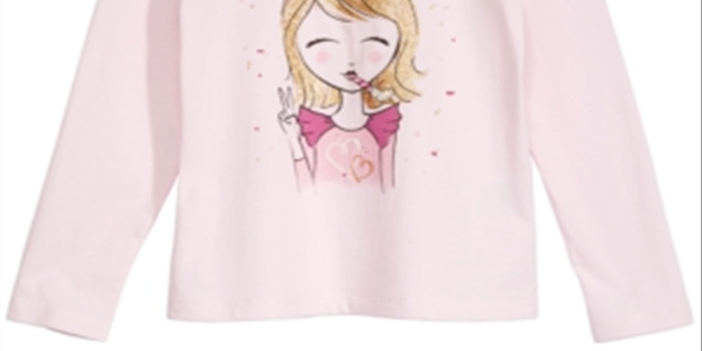 Epic Threads Little Girl's Let's Party T-Shirt Pink Size 6