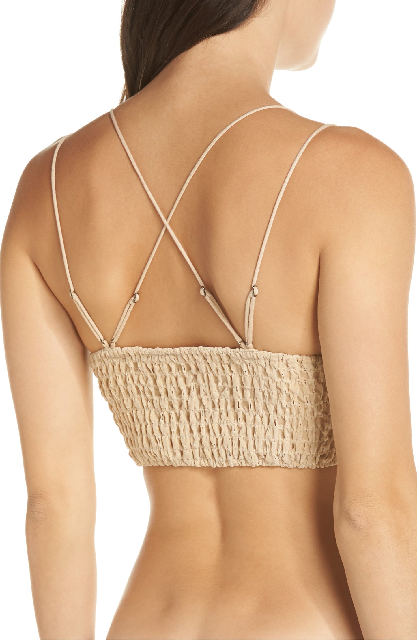 Free People Women's Madonna Bralette Brown Size Large