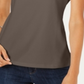 Karen Scott Women's Short Sleeve Scoop Neck Top -Olive Green Size M