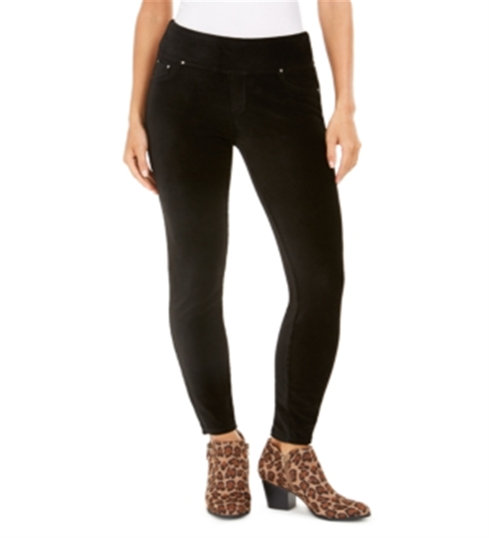 Style & Co Women's Skinny Corduroy Pants Black Size X-Small