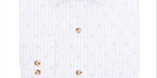 Bar III Men's Slim Fit Button Front Dress Shirt Black One Size