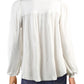 Free People Women's Long Sleeve with Buttons Peasant Top White Size X-Small