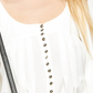 Free People Women's Long Sleeve with Buttons Peasant Top White Size X-Small