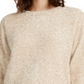 Alfani Women's 3/4 Sleeve Jewel Neck Sweater Brown Size Petite Large