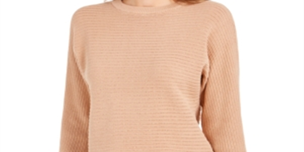 Calvin Klein Women's Cotton Sweater Brown Size XS