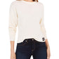 Calvin Klein Women's Cotton Sweater -White Size -L