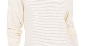 Calvin Klein Women's Cotton Sweater -White Size -L