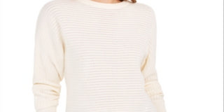 Calvin Klein Women's Cotton Sweater -White Size -L