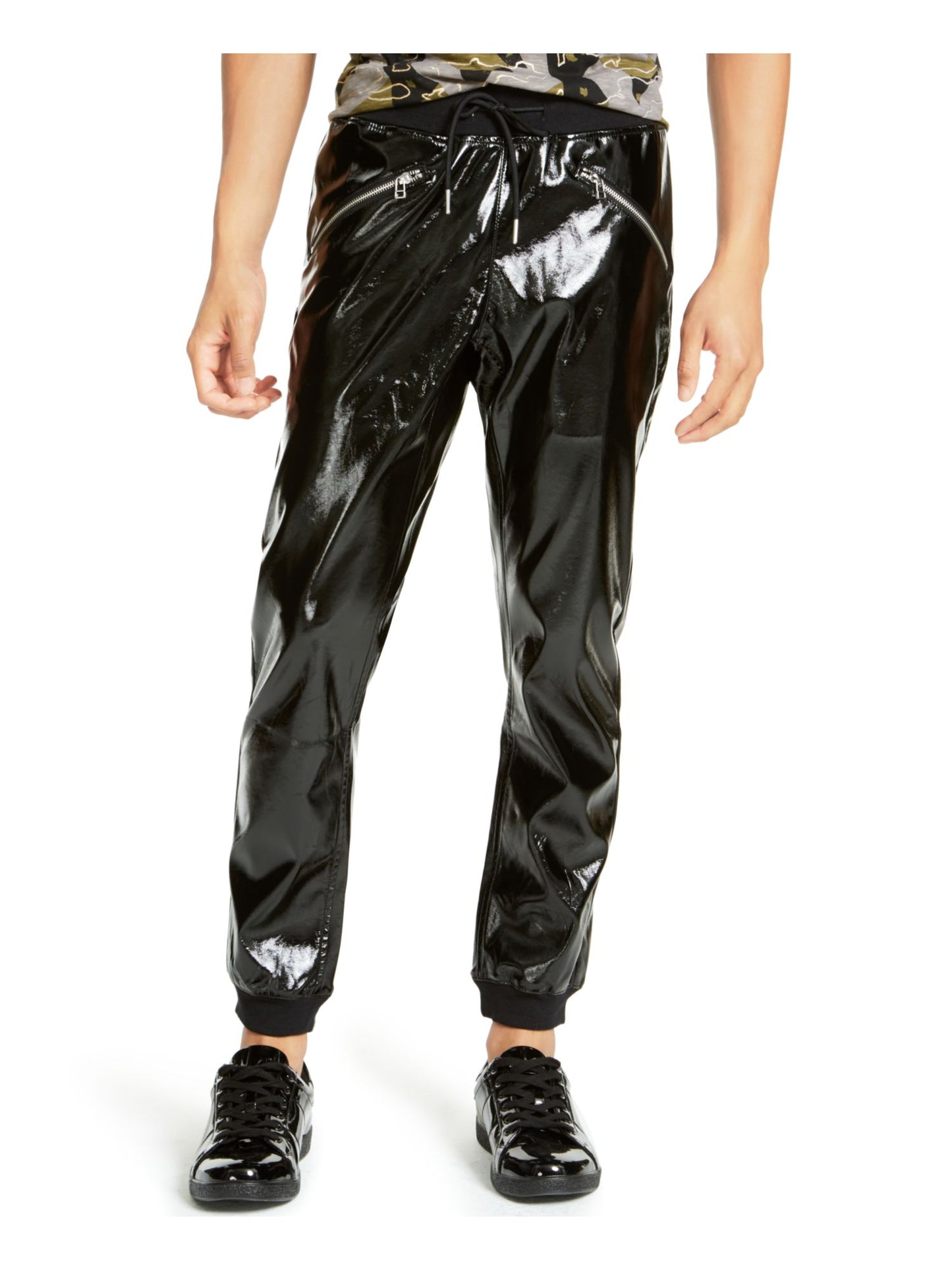 INC International Concepts Men's Classic Fit Joggers Black Size X-Small