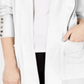 JM Collection Women's Open Front Cardigan White Size Petite S