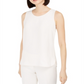 Anne Klein Women's Woven Top White Size X-Large