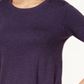 Style & Co Women's Handkerchief Hem Tunic Purple Size Petite S