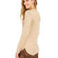 Charter Club Women's Metallic Crewneck Cable Knit Sweater White Size XS