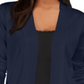Karen Scott Women's Open Front Pocket Cardigan Blue Size S/M
