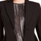 Bar III Women's Crepe Peplum Blazer Black Size 0