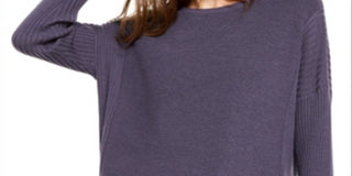 Eileen Fisher Women's Textured Long Sleeve Jewel Neck Sweater Green Size X-Large