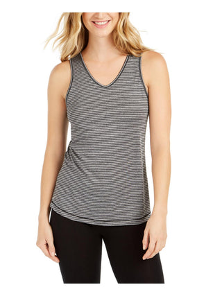 Ideology Women's Believe Fitness Running Tank Top Gray Size XL