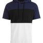 Ideology Men's Hoodie Colorblocked Terry Pullover Blue Size Large