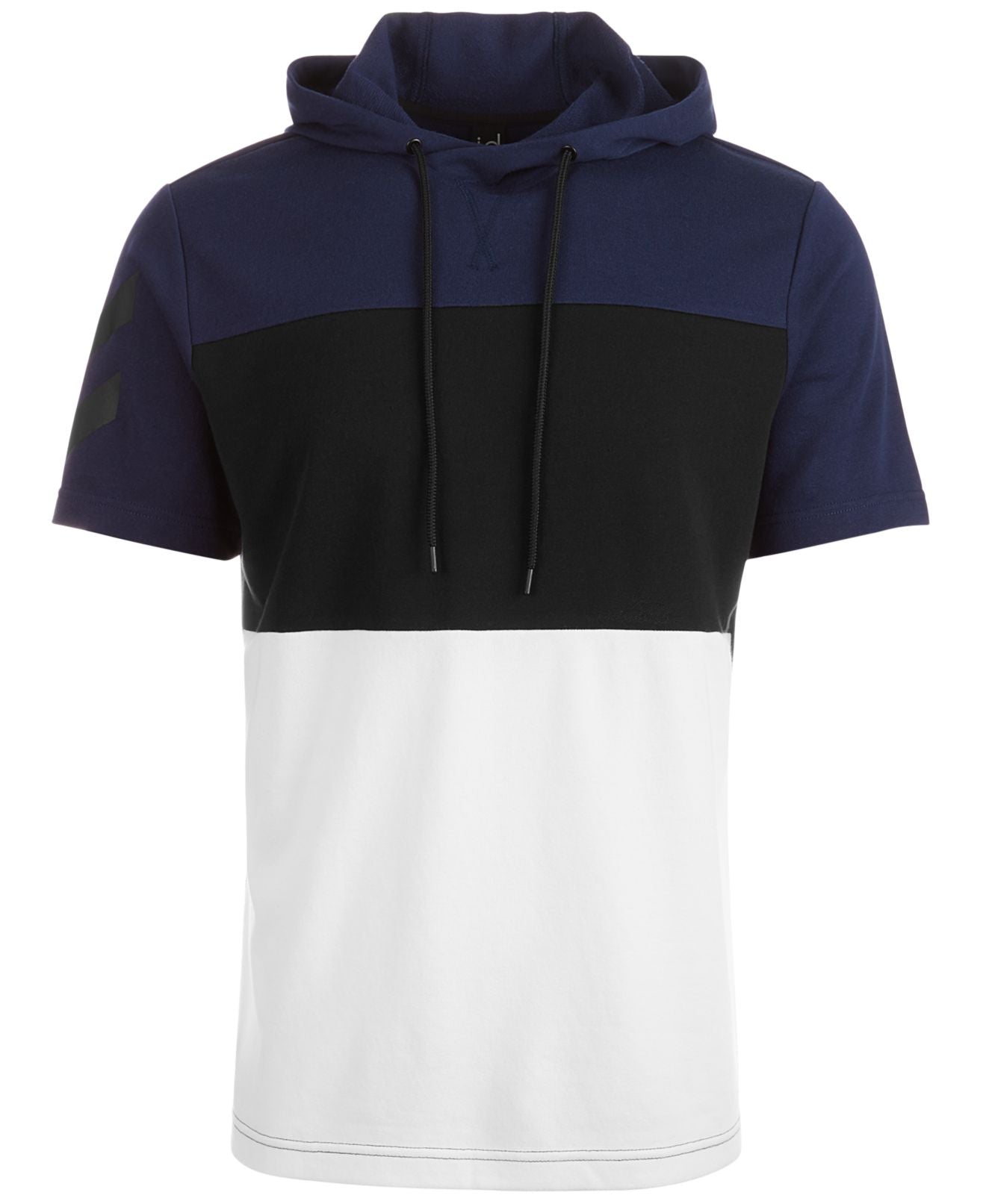 Ideology Men's Hoodie Colorblocked Terry Pullover Blue Size Large