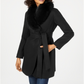 Forecaster of Boston Womens Wool Winter Wrap Coat Black Size 10