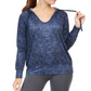 Ideology Women's Fitness Running Hoodie Blue Size XL
