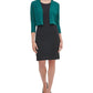 Tommy Hilfiger Women's Button Sleeve Cardigan Green Size X-Large