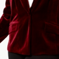 INC International Concepts Women's Plus Velvet Blazer Wine Size 0X