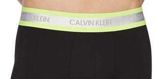 Calvin Klein Men's Neon Low Rise Trunk Black Size -L