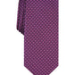 Alfani Men's Roy Silk Blend Professional Neck Tie Berry One Size