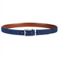 Tommy Hilfiger Men's Reversible Stretch Dress Belt Blue Size 32