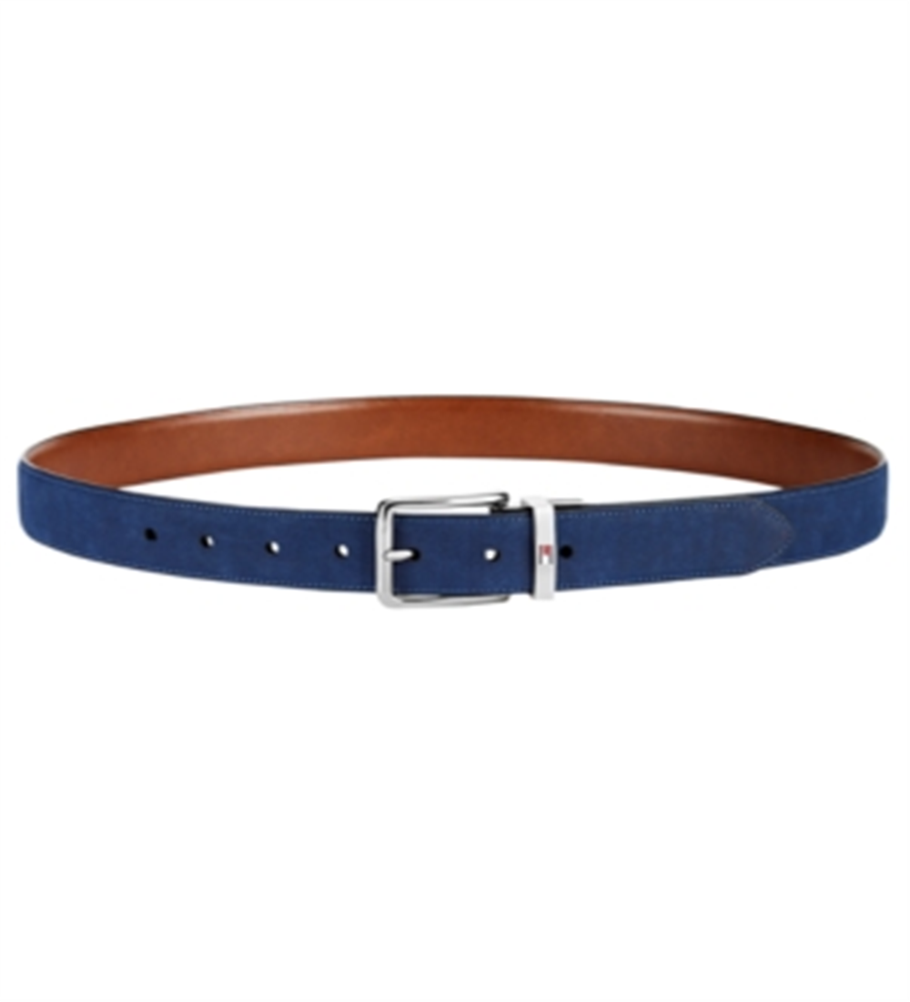 Tommy Hilfiger Men's Reversible Stretch Dress Belt Blue Size 32