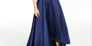 Speechless Junior's Glitter Halter High Low Dress Blue Size 9