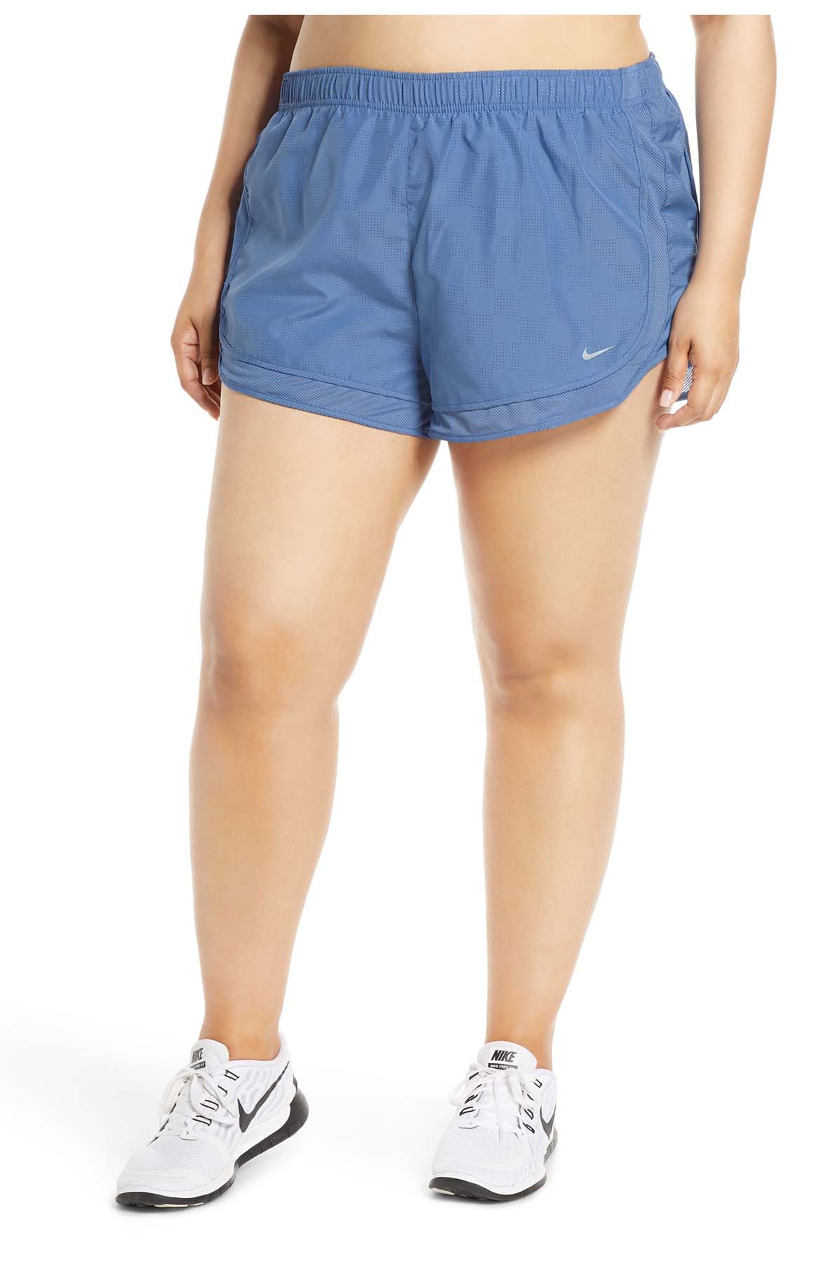 Nike Women's Fitness Running Shorts Blue Size 2X