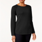 Karen Scott Women's Cotton Sweater Black Size Small