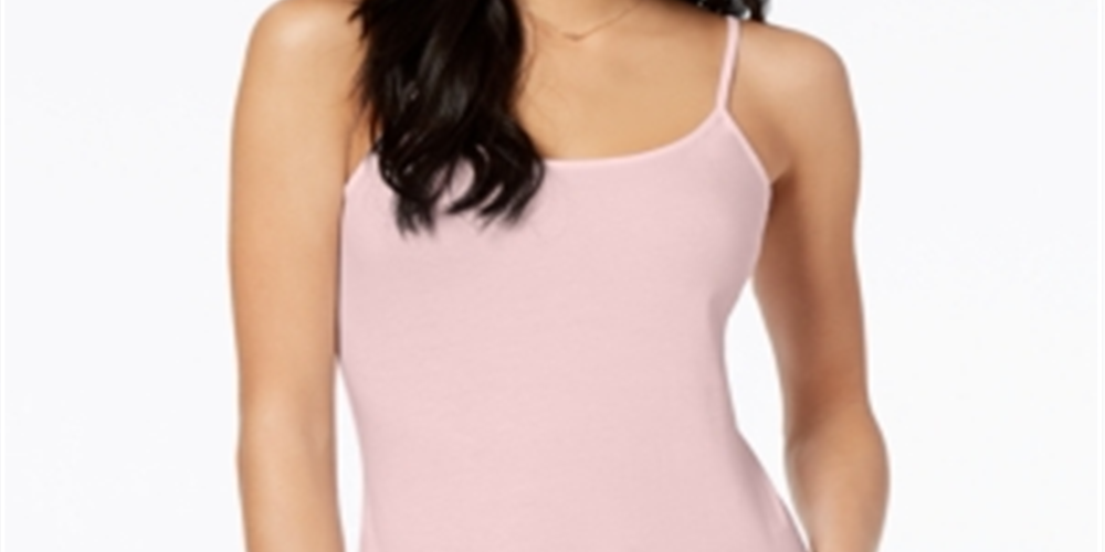 Maison Jules Women's Adjustable Camisole Pink Size XX-Large