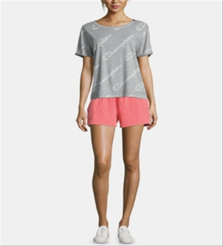 Champion Women's Fitness Running Crop Top Gray Size Large