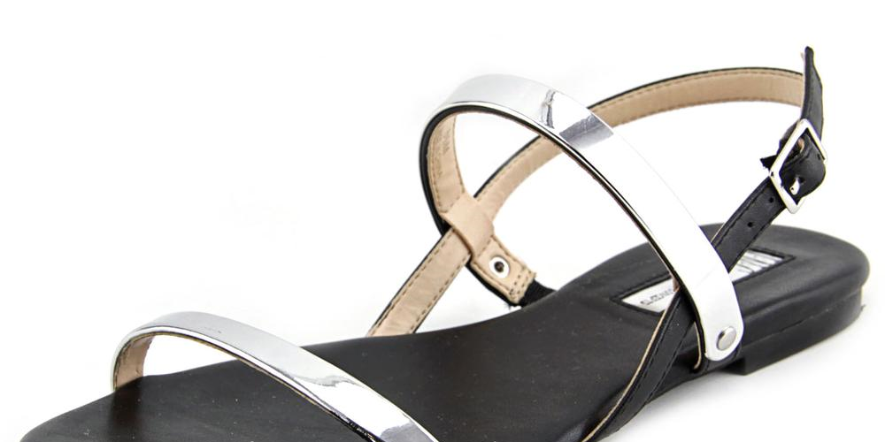 INC International Concepts Ganzi Women US 8.5 Black Slingback Sandal