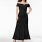 Calvin Klein Women's Zippered Fit Flare Dress Black Size 2