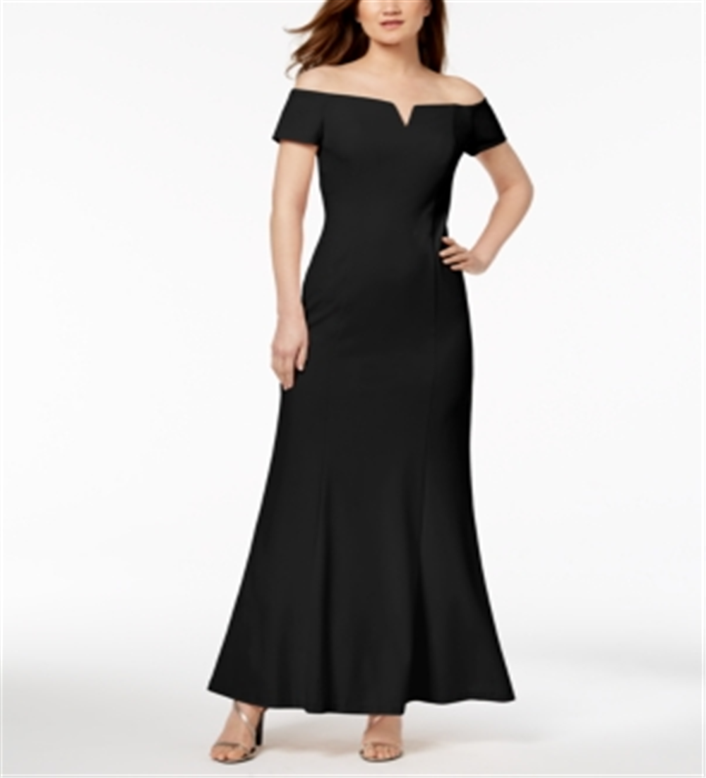 Calvin Klein Women's Zippered Fit Flare Dress Black Size 2