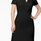 Calvin Klein Women's Zippered Fit Flare Dress Black Size 2